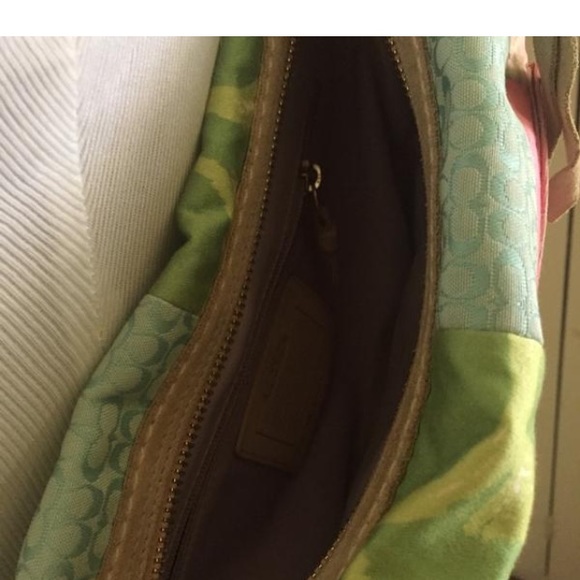 Coach Patchwork Canvas Shoulder Bag (FINAL PRICE) - Picture 6 of 7